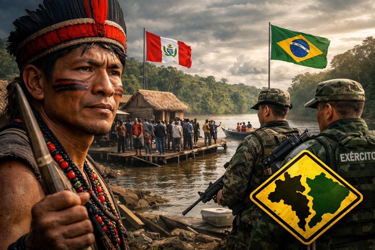 Peru sob pressão na Amazônia: comunidade indígena ameaça romper com o país e se anexar ao Brasil após ultimato por segurança, abandono estatal e avanço do crime na fronteira